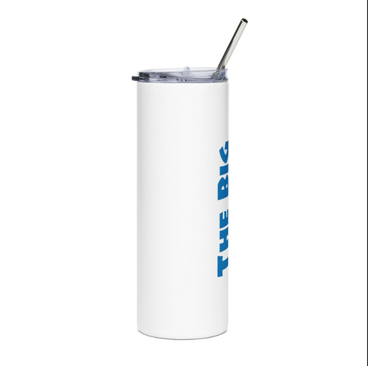 20oz Stainless Tumbler — "The Big Greek Cafe" Vertical Logo Travel Cup