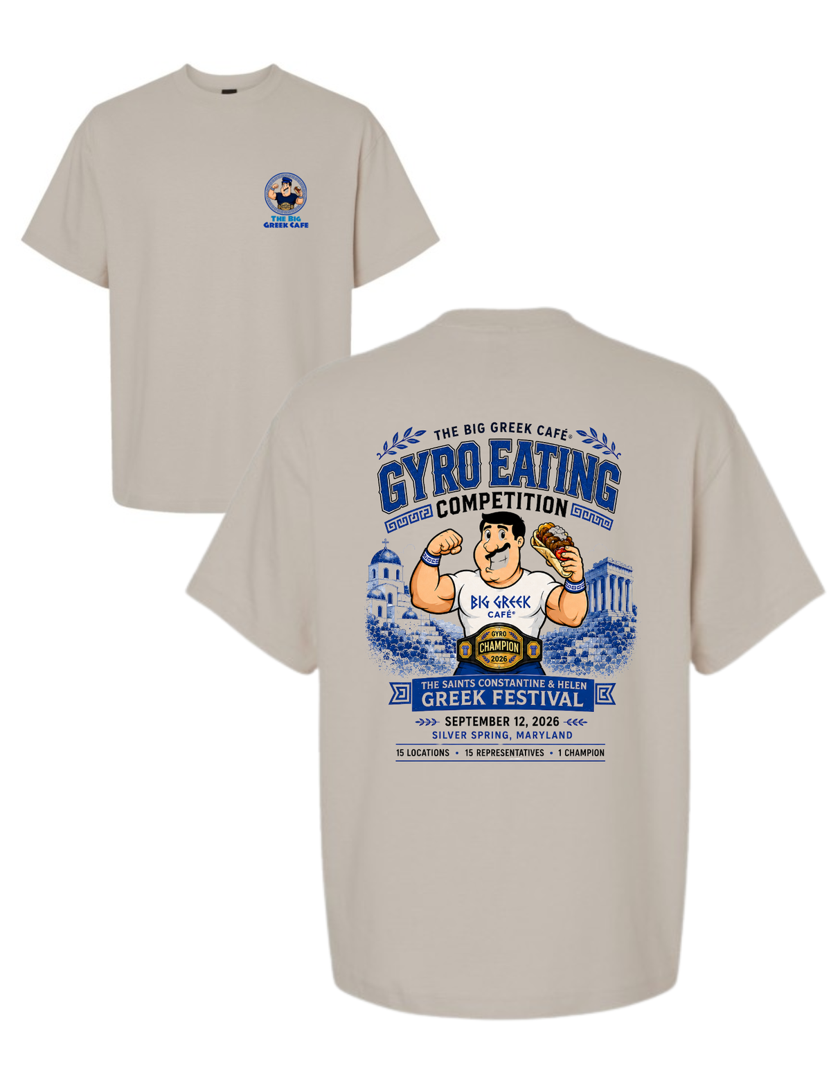 Exclusive 2026 Gyro Eating Competition T-Shirt