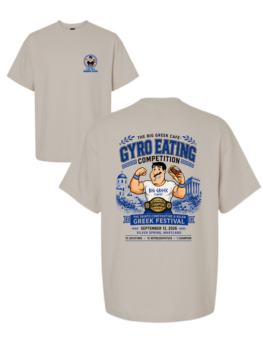 Exclusive 2026 Gyro Eating Competition T-Shirt